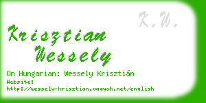 krisztian wessely business card